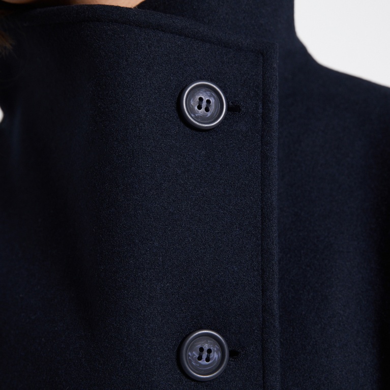 Funnel neck jacket "Blaire" Dark Blue